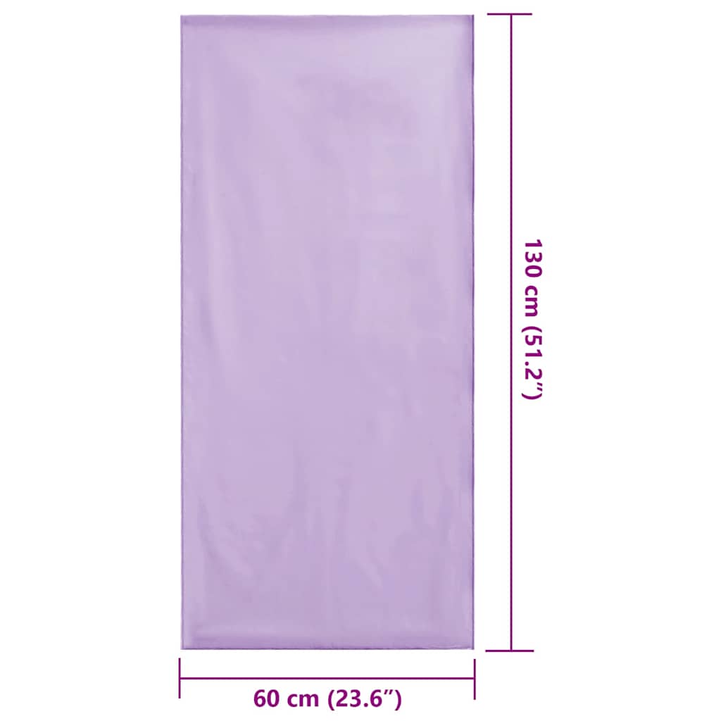 vidaXL Outdoor Chair Towels 2 pcs Purple 130 x 60 cm