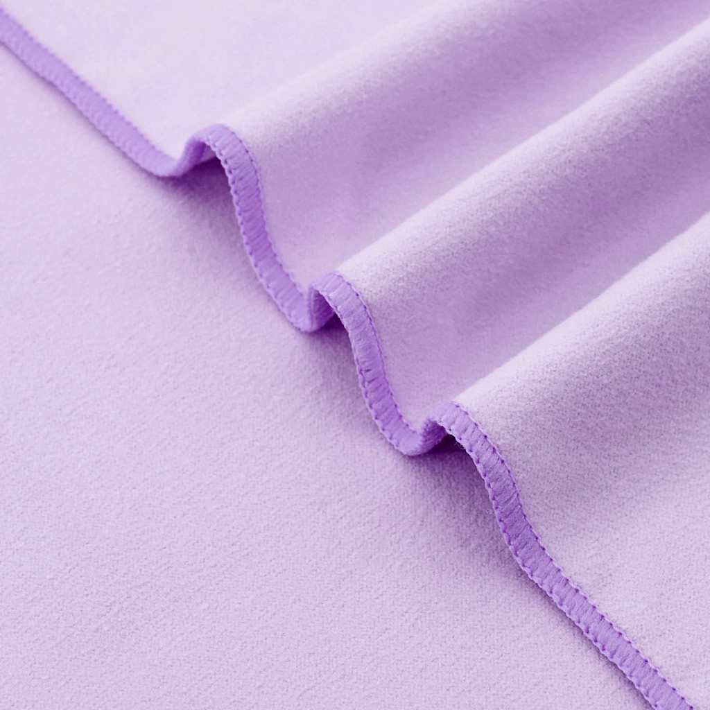 vidaXL Sunlounger Towels 2 pcs Purple 210 x 75 cm