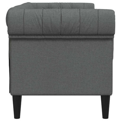 vidaXL Chesterfield Sofa Other Dark grey 182.5 x 74.5 x 74.5 cm Fabric