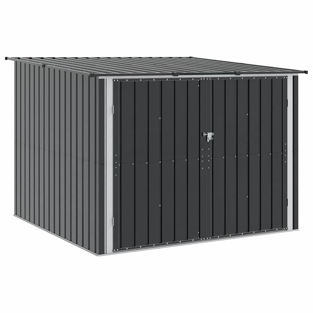 vidaXL Bike Shed 3 pcs Anthracite 216 x 207 x 158 cm Metal