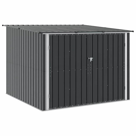 vidaXL Bike Shed 3 pcs Anthracite 216 x 207 x 158 cm Metal