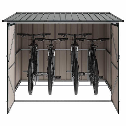 vidaXL Bike Shed 3 pcs Anthracite 216 x 207 x 158 cm Metal