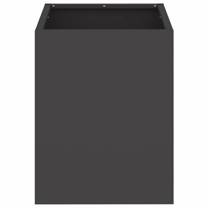 vidaXL Garden Planter Black 32 x 32 x 40 cm Cold-rolled Steel
