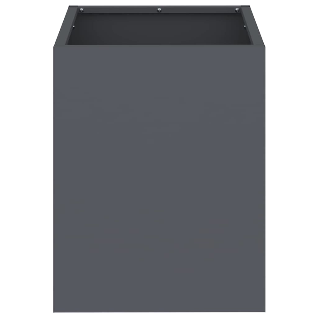 vidaXL Garden Planter Anthracite 32 x 32 x 40 cm Cold-rolled Steel