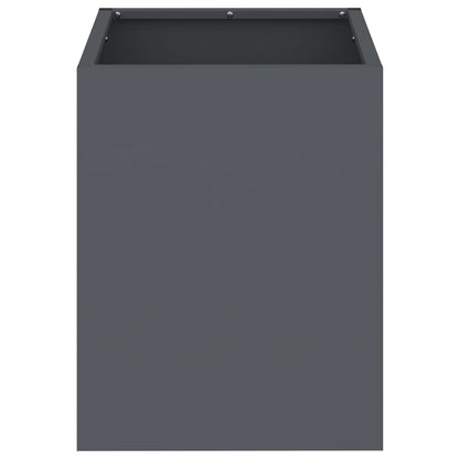 vidaXL Garden Planter Anthracite 32 x 32 x 40 cm Cold-rolled Steel