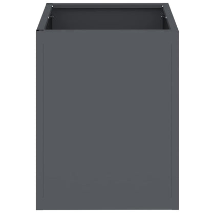 vidaXL Garden Planter Anthracite 32 x 32 x 40 cm Cold-rolled Steel