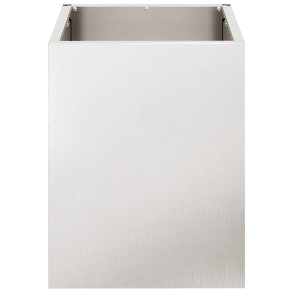 vidaXL Garden Planter Stainless Steel 32 x 32 x 40 cm Stainless Steel