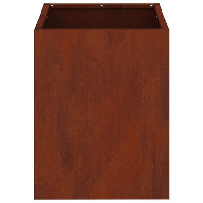 vidaXL Garden Planter Rusty 32 x 32 x 40 cm Weathering Steel