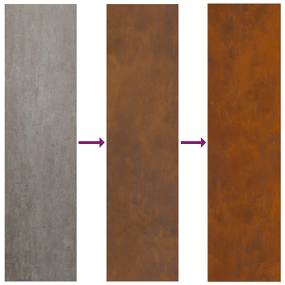 vidaXL Garden Planter Rusty 32 x 32 x 40 cm Weathering Steel