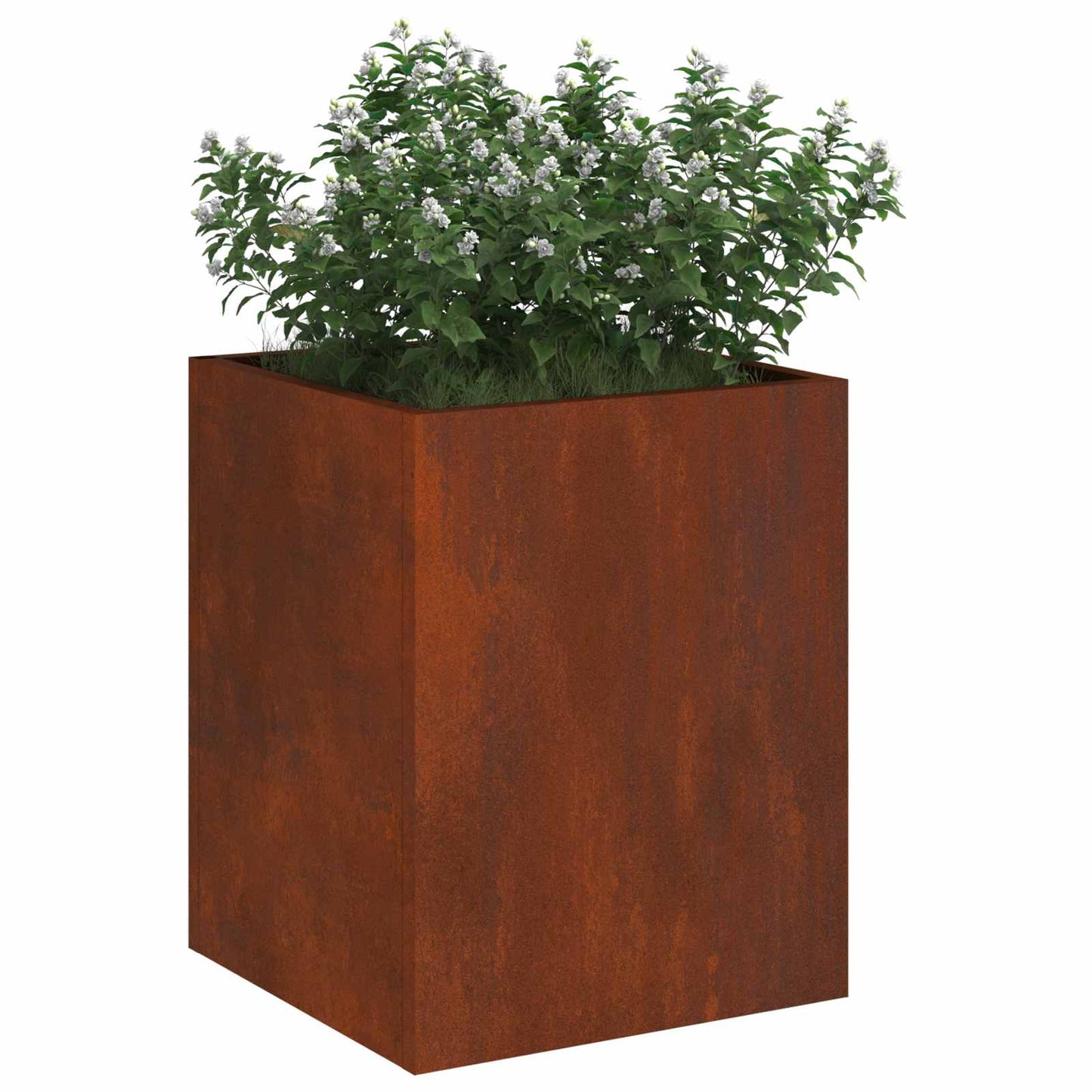 vidaXL Garden Planter Rusty 32 x 32 x 40 cm Weathering Steel