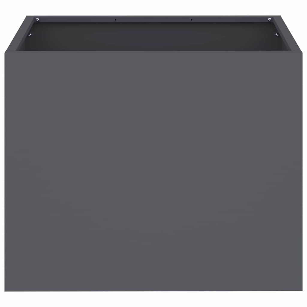 vidaXL Garden Planter Anthracite 50 x 32 x 40 cm Cold-rolled Steel
