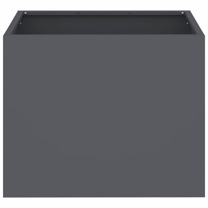 vidaXL Garden Planter Anthracite 50 x 32 x 40 cm Cold-rolled Steel