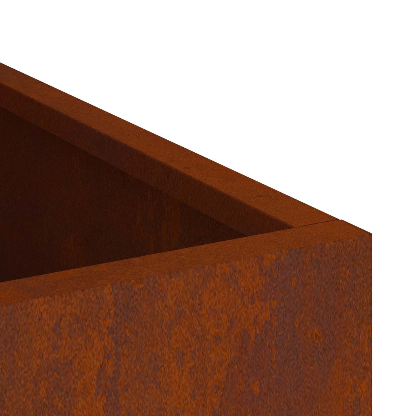 vidaXL Garden Planter Rusty 50 x 32 x 40 cm Weathering Steel