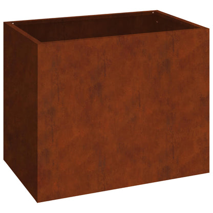 vidaXL Garden Planter Rusty 50 x 32 x 40 cm Weathering Steel