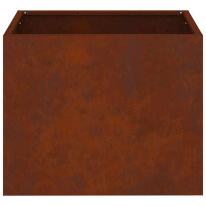 vidaXL Garden Planter Rusty 50 x 32 x 40 cm Weathering Steel