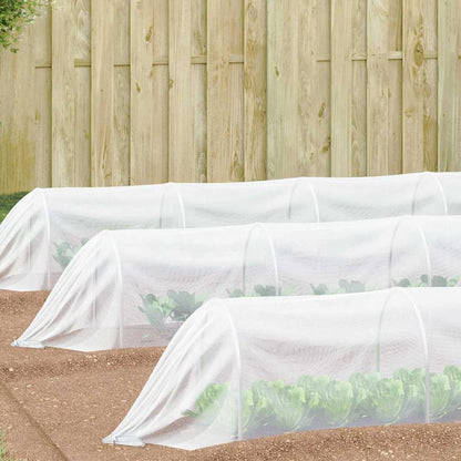 vidaXL Insect Net White 2 x 10 m Polyethylene
