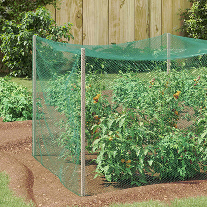 vidaXL Bird Protection Net Green 4 x 25 m Polyethylene