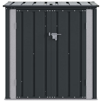 vidaXL Garden Storage Box Black 101.5 x 57 x 100.5 cm Steel