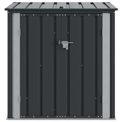 vidaXL Garden Storage Box Black 101.5 x 82 x 100 cm Steel