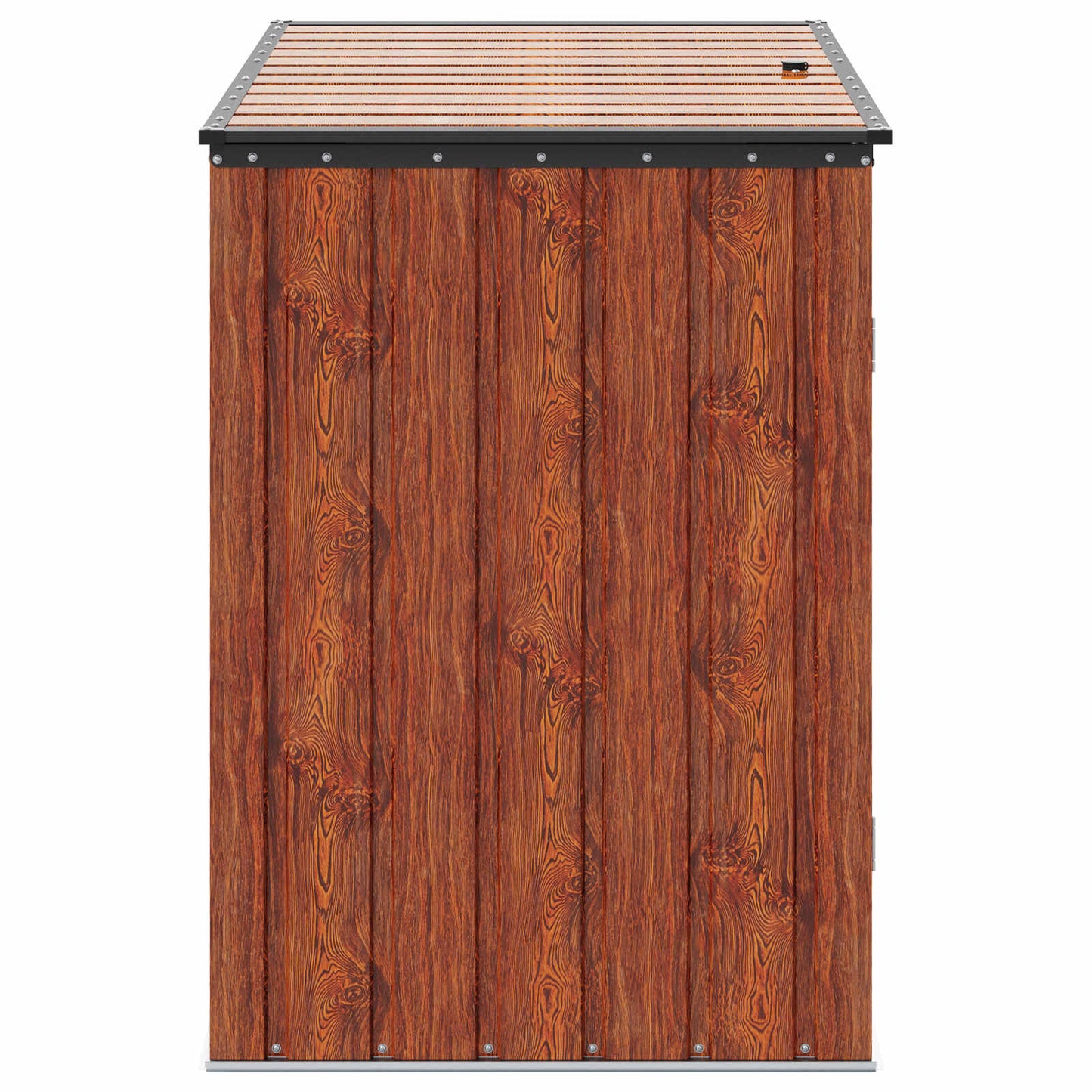vidaXL Garden Storage Box Brown 151.5 x 82 x 110.5 cm Steel