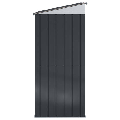 vidaXL Garden Sheds Anthracite 137 x 81 x 180 cm Metal