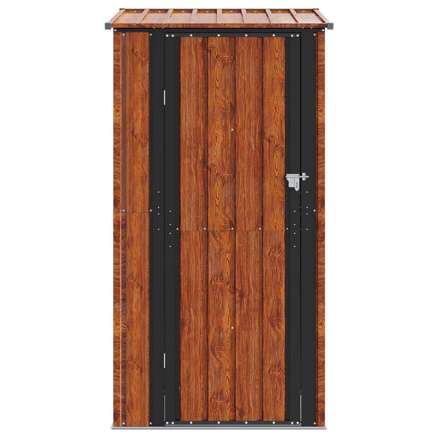 vidaXL Garden Sheds Brown 103 x 74 x 200 cm Metal