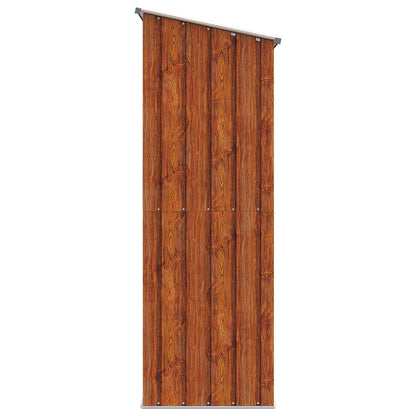 vidaXL Garden Sheds Brown 103 x 74 x 200 cm Metal