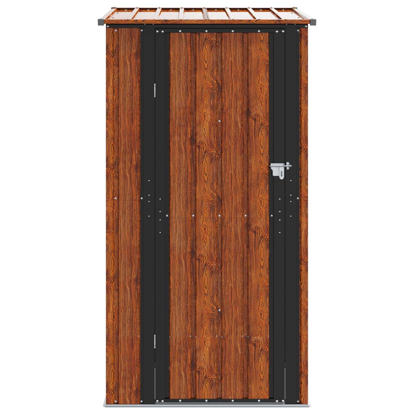 vidaXL Garden Sheds Brown 103 x 86 x 200 cm Metal