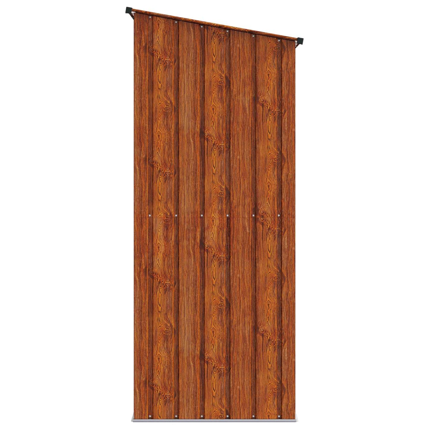 vidaXL Garden Sheds Brown 203 x 85.5 x 200 cm Metal