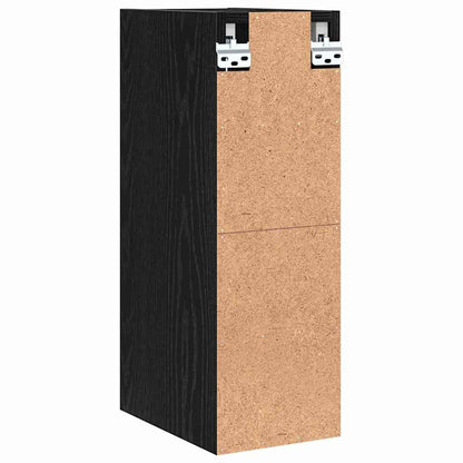 vidaXL Hanging Cabinet Black oak 20 x 29.5 x 60 cm Engineered Wood