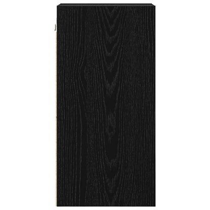 vidaXL Hanging Cabinet Black oak 20 x 29.5 x 60 cm Engineered Wood