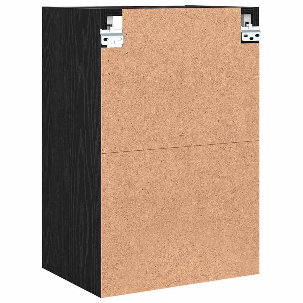 vidaXL Hanging Cabinet Black oak 40 x 29.5 x 60 cm Engineered Wood