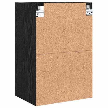 vidaXL Hanging Cabinet Black oak 40 x 29.5 x 60 cm Engineered Wood