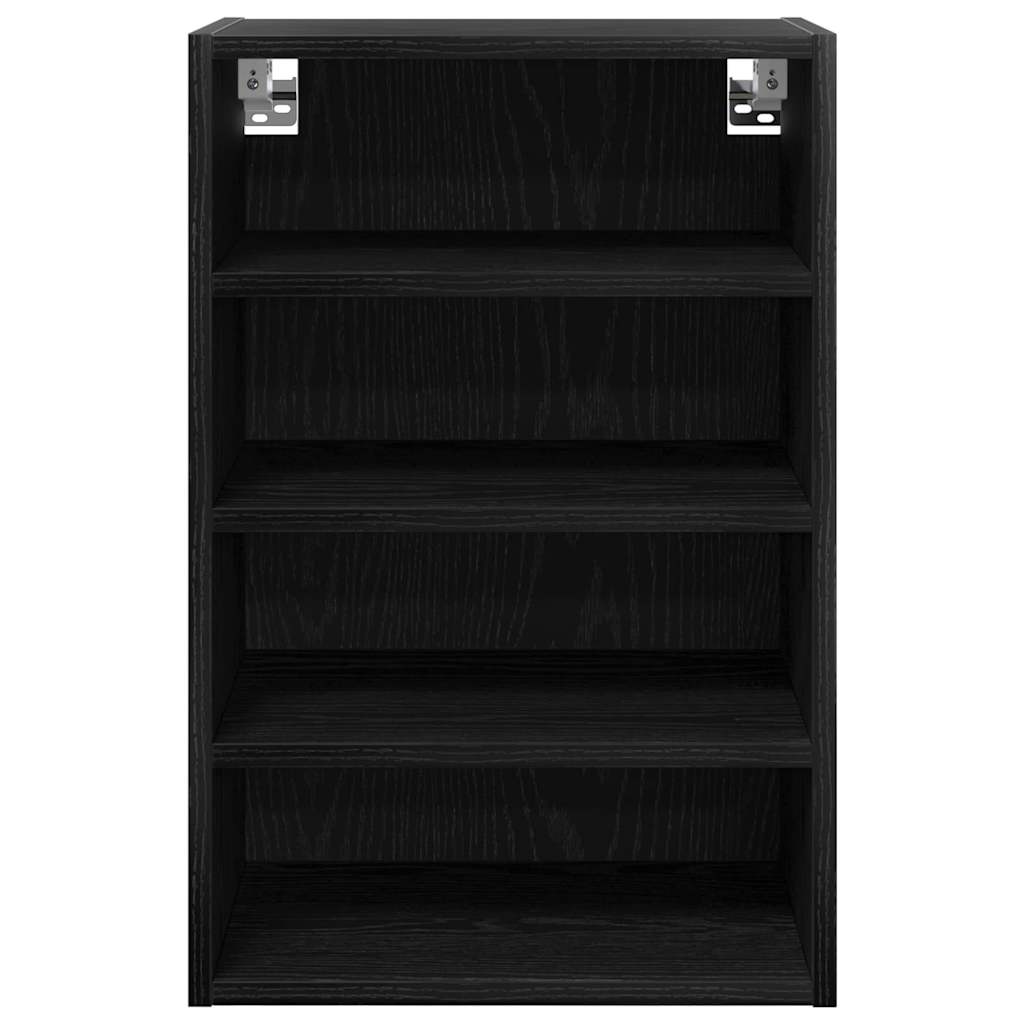 vidaXL Hanging Cabinet Black oak 40 x 29.5 x 60 cm Engineered Wood