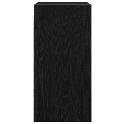 vidaXL Hanging Cabinet Black oak 40 x 29.5 x 60 cm Engineered Wood