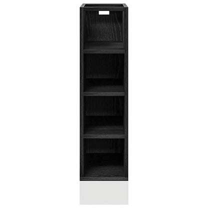 vidaXL Kitchen Base Cabinet with Shelf Black oak 20 x 44.5 x 81.5 cm