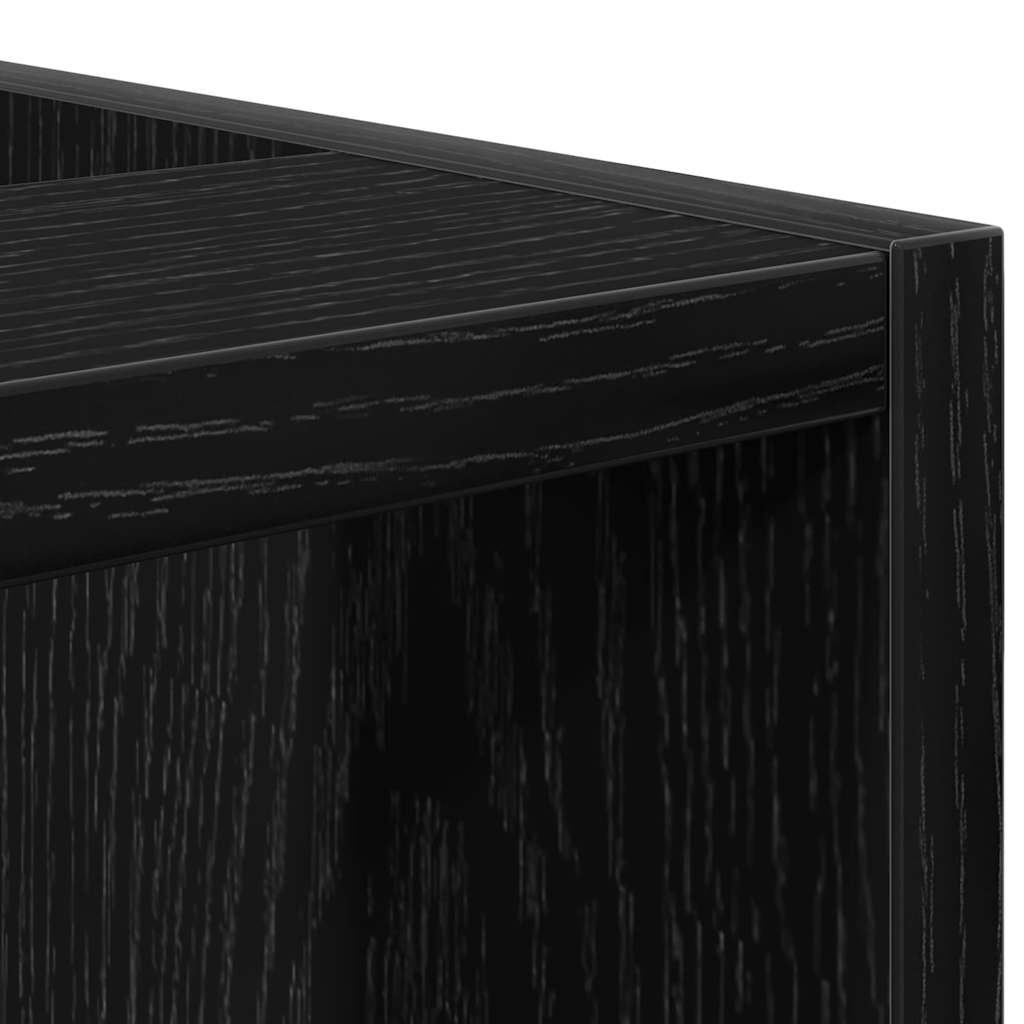 vidaXL Kitchen Base Cabinet Black oak 30 x 44.5 x 81.5 cm