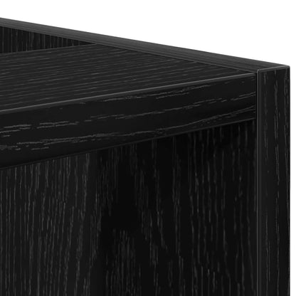 vidaXL Kitchen Base Cabinet Black oak 30 x 44.5 x 81.5 cm