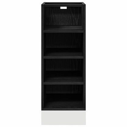 vidaXL Kitchen Base Cabinet Black oak 30 x 44.5 x 81.5 cm