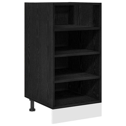 vidaXL Kitchen Base Cabinet Black oak 40 x 44.5 x 81.5 cm