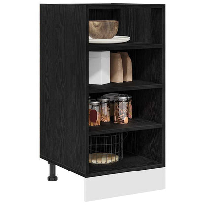 vidaXL Kitchen Base Cabinet Black oak 40 x 44.5 x 81.5 cm