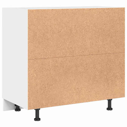 vidaXL Kitchen Corner Base Cabinet Black oak 86 x 46 x 81.5 cm