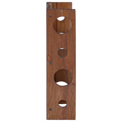 vidaXL Rack Brown 24 x 13 x 54 cm Solid Mahogany Wood