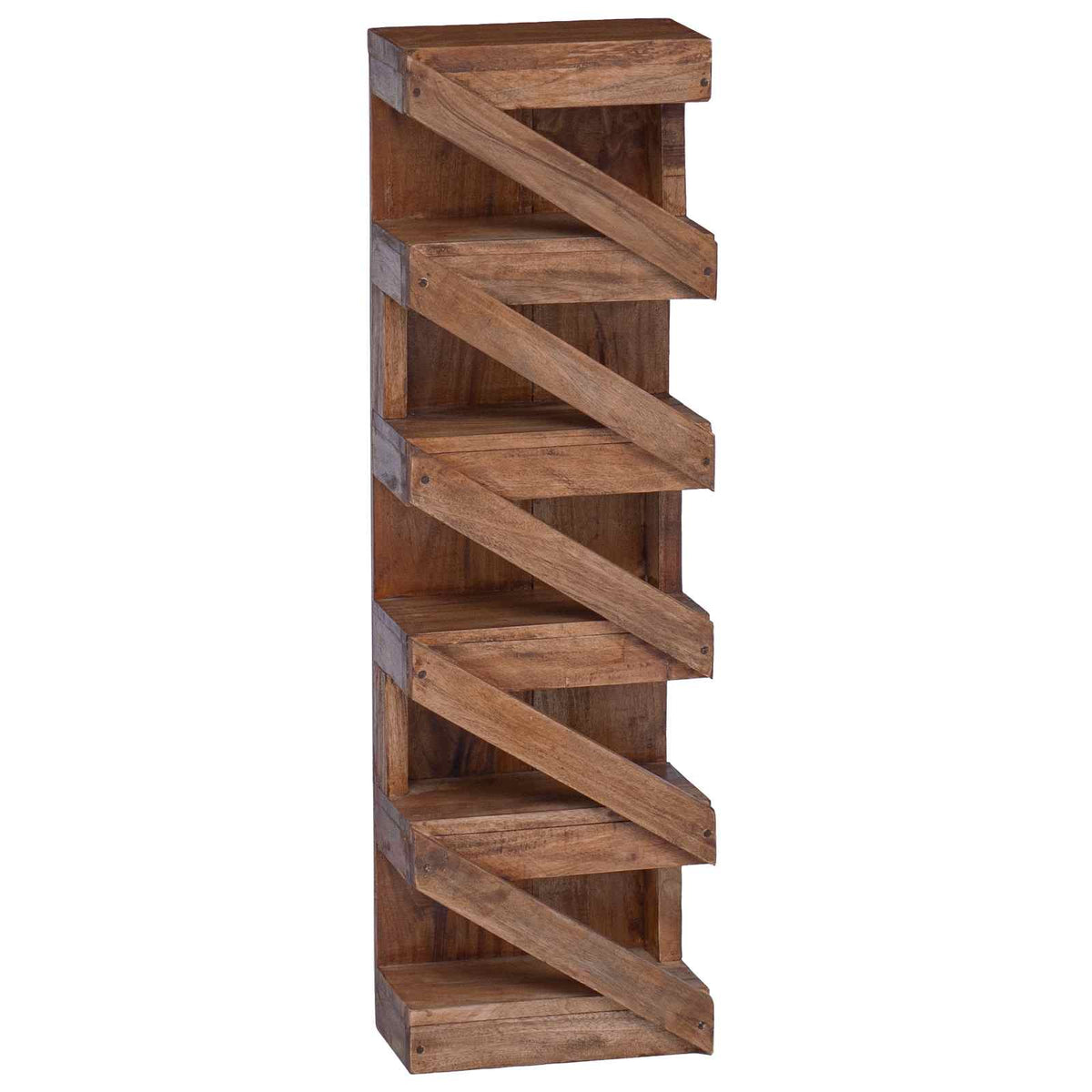 vidaXL Wine Rack Natural 24 x 14 x 80 cm Solid Mahogany Wood