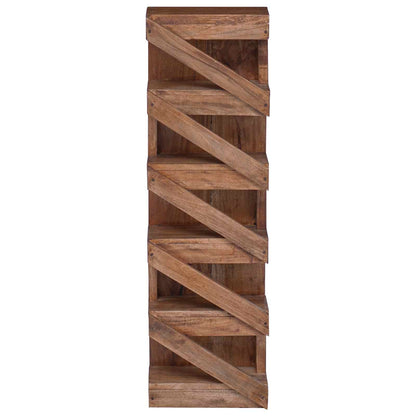 vidaXL Wine Rack Natural 24 x 14 x 80 cm Solid Mahogany Wood