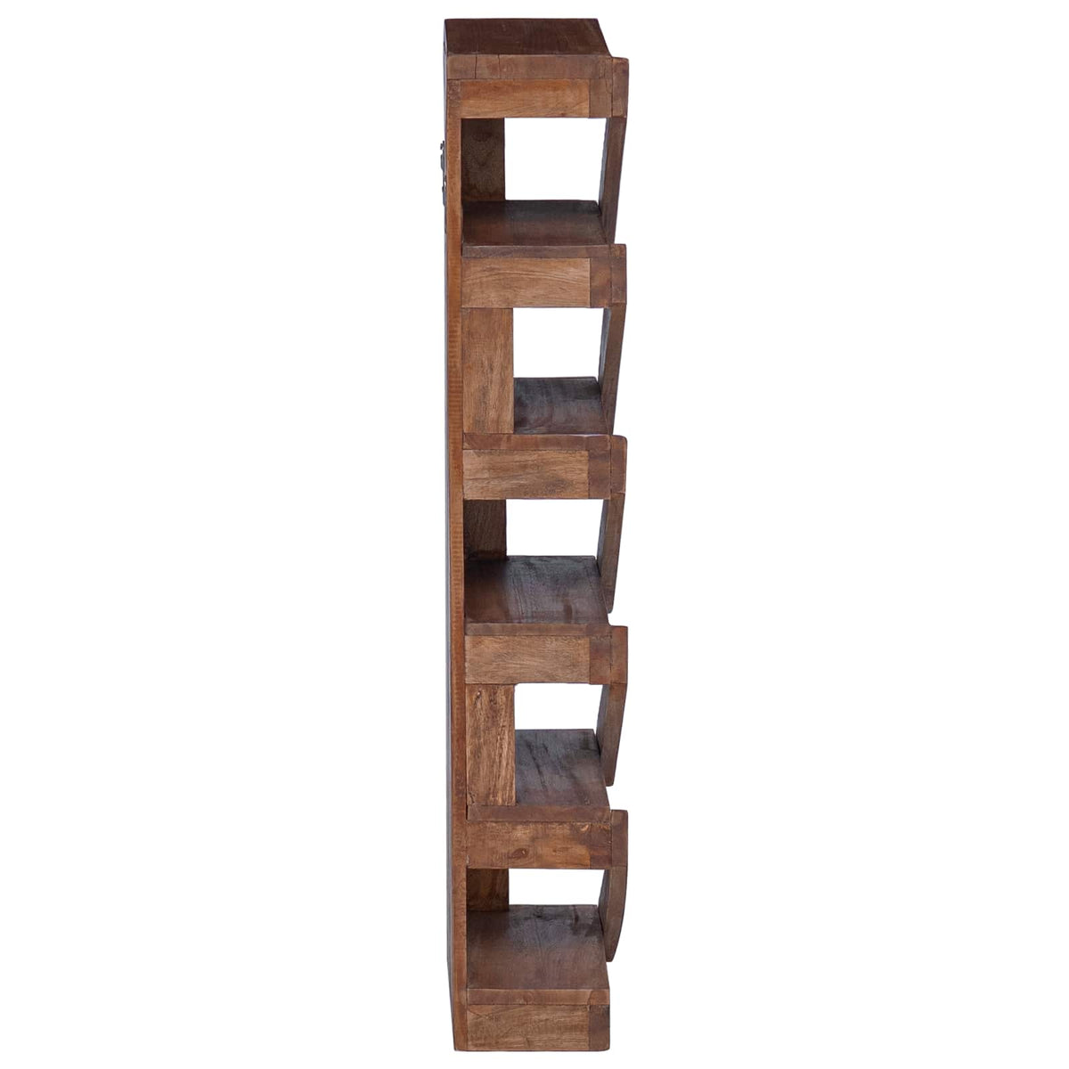vidaXL Wine Rack Natural 24 x 14 x 80 cm Solid Mahogany Wood