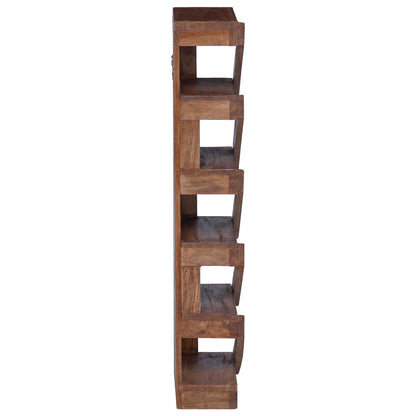vidaXL Wine Rack Natural 24 x 14 x 80 cm Solid Mahogany Wood