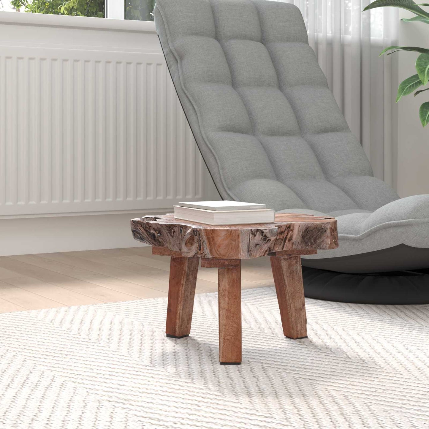 vidaXL Bedside Table Brown 40 x 40 x 25 cm Solid Reclaim Wood