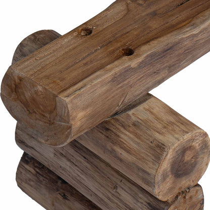 vidaXL Bench Natural 110 x 30 x 34 cm Solid Teak Wood