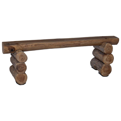 vidaXL Bench Natural 110 x 30 x 34 cm Solid Teak Wood